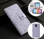 Galaxy A8 2018 embossed PU leather wallet case ethnic lilac Carousel 1