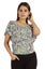 Moomaya Womens Printed Tops For Women Short Sleeve Flared Top Carousel 1