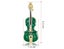 Green Violin Brooch Pin Carousel 2