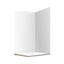 Framed Shower Rectangle Sliding 1200wx900dx1900h Door+Tray+Wall Liner $720 Carousel 10