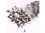 100PCs Mixed Round Vintage Brad Scrapbooking Embellishment Fasteners Metal Carousel 4