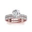 Rose-gold Premium Crystal Wedding Ring Set "Harmony" Carousel 7