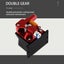 Dual Gear Pulley Drive Extruder Kit for 3D Printer CR-10S Pro Ender-3 Carousel 6