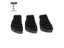 3pcs Replacement Rubber Feet For Single Braced Drum Hardware Cymbal Stands Carousel 5
