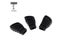 3pcs Replacement Rubber Feet For Single Braced Drum Hardware Cymbal Stands Carousel 6