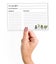 Inkdotpot Recipe Card 6x4 inch Single-Sided Recipe Design Cards White Cactus Carousel 3