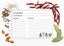Inkdotpot Recipe Card 6x4 inch Single-Sided Recipe Design Cards White Cactus Carousel 4