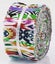 Soimoi 40Pcs Ikat Print Cotton Precut Fabrics For Quilting Craft Strips 2.5 Carousel 3