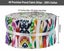Soimoi 40Pcs Ikat Print Cotton Precut Fabrics For Quilting Craft Strips 2.5 Carousel 6