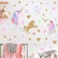 Cartoon Unicorns Flower Flag Star Heart Wall Stickers / Decals - 6 Designs Carousel 3