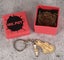 Inkdotpot Funny Keychain I Just Love To Be Happy Wood Engraved Keychain Carousel 2