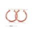 18k Gold Silver Plated Huggie Hoop Sleeper Earrings Carousel 6