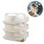 3 layers Multifunction Dishes Trays Wall-mounted -White Carousel 1