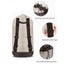 Backpack Laundry Bag With Shoulder Straps And Mesh Pocket-Khaki Carousel 5