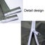 Hanging Hamper Bag with Adjustable Stainless Steel & Suction Cup Hooks - Gray Carousel 3
