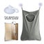 Hanging Hamper Bag with Adjustable Stainless Steel & Suction Cup Hooks - Gray Carousel 7