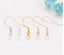 18mm .925 Sterling Silver STAMPED Hypoallergenic Earring Hooks (30) -4 colours** Carousel 1