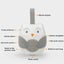 Baby Sound Machine Stroll & Go Portable Baby Sleep Soother - Owl Carousel 4
