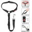 Pet Car Seatbelt Restraint Adjustable Elastic Connect Dog Harness -Red Carousel 3