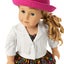 American Girl Doll~ Courtney’s™ White Fringe Jacket for 18-inch Dolls, brand new Carousel 3