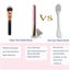 2Pcs Double-Ended Face Mask Brush -Pink+Gray Carousel 4