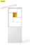 Bookshelf Display Cabinet Wall Shelves Divider Hall Stand 0.8m White Carousel 7