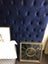 $300 off Buttoned SuperKing 150CM High Navy Velvet headboard Carousel 3