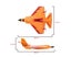 Outdoor 3 In 1 Model Sea Land and Air Remote Control Aircraft with Light-Orange Carousel 4