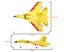 A02 3 In 1 Foam Sea Land and Air Remote Control Airplane Waterproof with Light Carousel 4