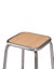 École Bistro Barstool 65cm - Gunmetal/Natural Top Carousel 3