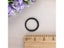 0.6x0.9mm Black Small Rubber Band Hair Band School Office Home Supplies Rubber Carousel 5