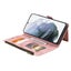samsung galaxy a20s all in one PU leather wallet case front zip rose gold Carousel 5