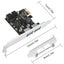 PCI-E to USB 3.0 Express Extender Card 2-port PCI 19-Pin Power Connector Adapter Carousel 8