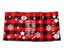 C48 Red and Black Grid Snowflake Table Runner Christmas Holiday Table Decor Carousel 1