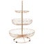 Storage Kitchen Cake Stand Decorative Dessert Holder Round Fruit Basket Carousel 4