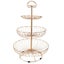 Storage Kitchen Cake Stand Decorative Dessert Holder Round Fruit Basket Carousel 5