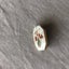 Vintage Hand Painted Porcelain Floral Brooch Carousel 15