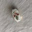 Vintage Hand Painted Porcelain Floral Brooch Carousel 19