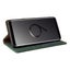 Nokia 3.1+ suede wallet case ultra slim concealed magnet green Carousel 4