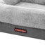 Paws & Claws 70x50cm Winston Walled Orthopedic Bed Pet Dog Mattress Grey Carousel 3