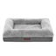 Paws & Claws 70x50cm Winston Walled Orthopedic Bed Pet Dog Mattress Grey Carousel 4