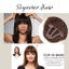 Human Hair Clip In Fringe Piece Carousel 1
