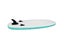 Inflatable Stand Up Paddle Board - 10’6” White + Teal Carousel 3