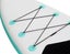 Inflatable Stand Up Paddle Board - 10’6” White + Teal Carousel 5