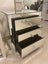 Daisey Mirrored 3 Drawer Bedside Table LARGE *30%OFF Carousel 4