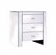 Daisey Mirrored 3 Drawer Bedside Table LARGE *30%OFF Carousel 1