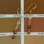 Gold Drop Crystal Earrings "Geraldine" (Ombre Topaz) Carousel 3