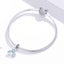 925 Sterling Silver Charm with dangling Blue Moth Carousel 6