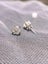 1 ct each moissanite Diamond Earrings 6-prong Carousel 2