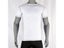 Mens Short Sleeve Swimming Surfing Rash Guard Black White Color Shirt Carousel 6